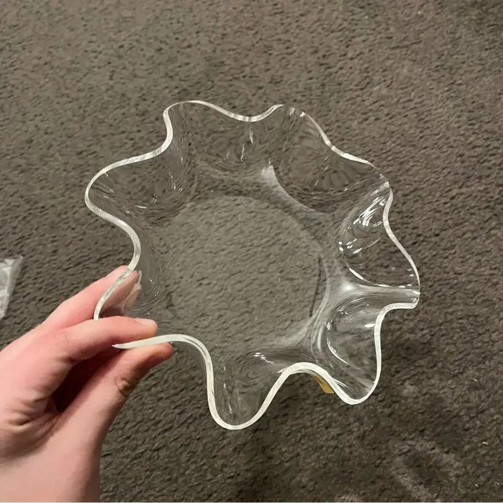 Vintage Clear Acrylic Fruit Bowl